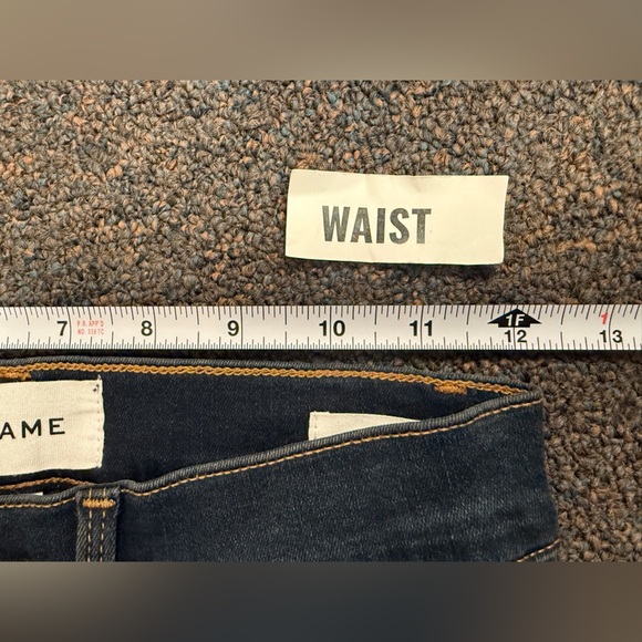 Frame Denim Le High Flare Jeans Blue Women's  Size 24 (0). FLAW - Picture 8 of 13